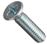 #8 - 32 X 1/4 PHILLIPS FLAT MACHINE SCREW, UNDERCUT 18-8 STAINLESS